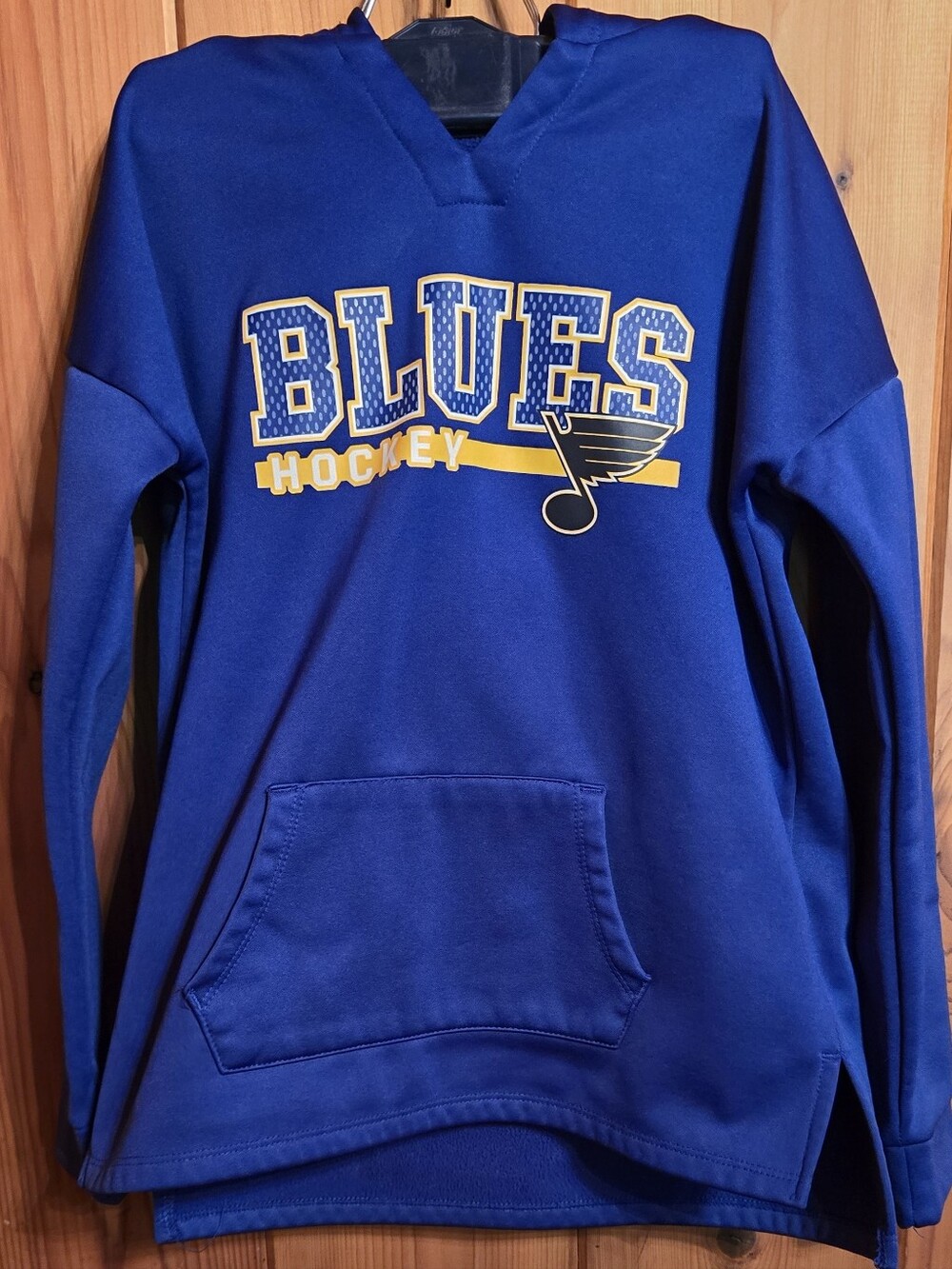 St. Louis Blues Youth Royal Blue Hockey Pullover Hoodie